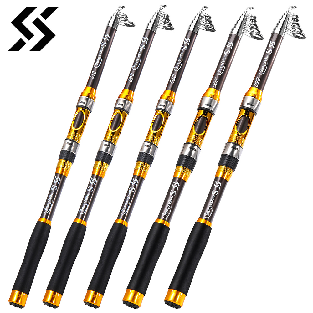 Fishing Rod Surf - Sougayilang 2.1m-3.0m Spinning Hengel Koolstofvezel EVA