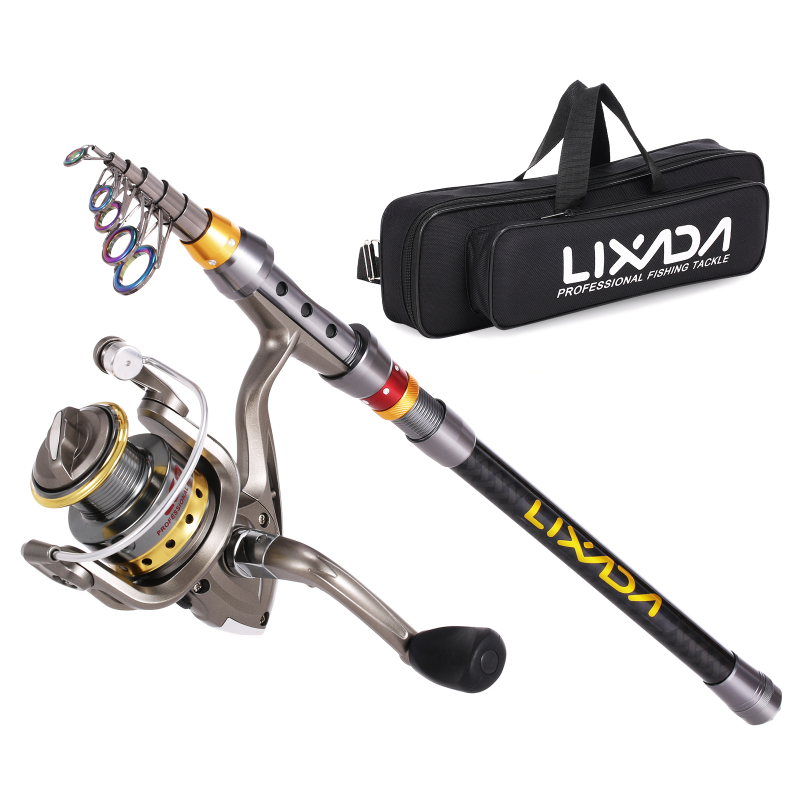 Fishing Rod Surf - Lixada Telescopische Hengel En Haspel Combo