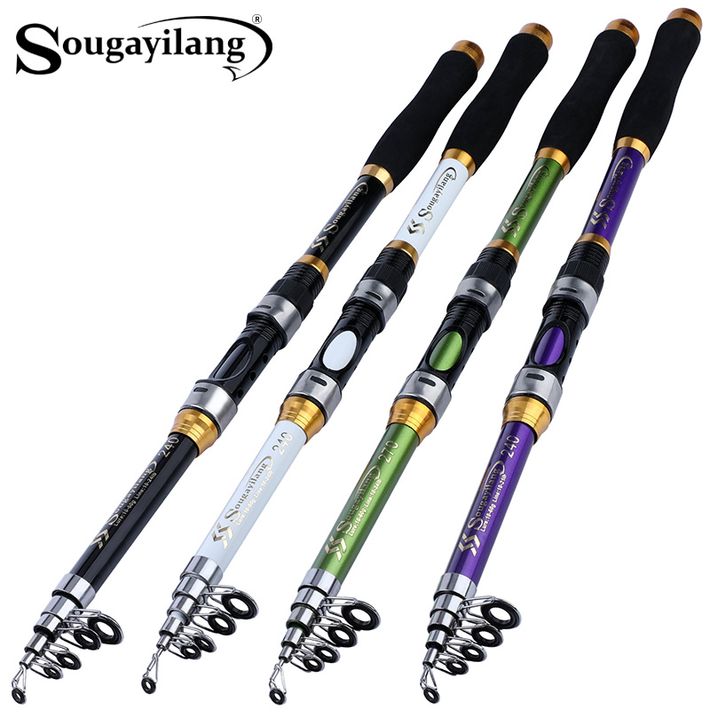 Fishing Rod Surf - Dougayilang 4 Kleuren Telescopische Hengel 1.8M-3.3M
