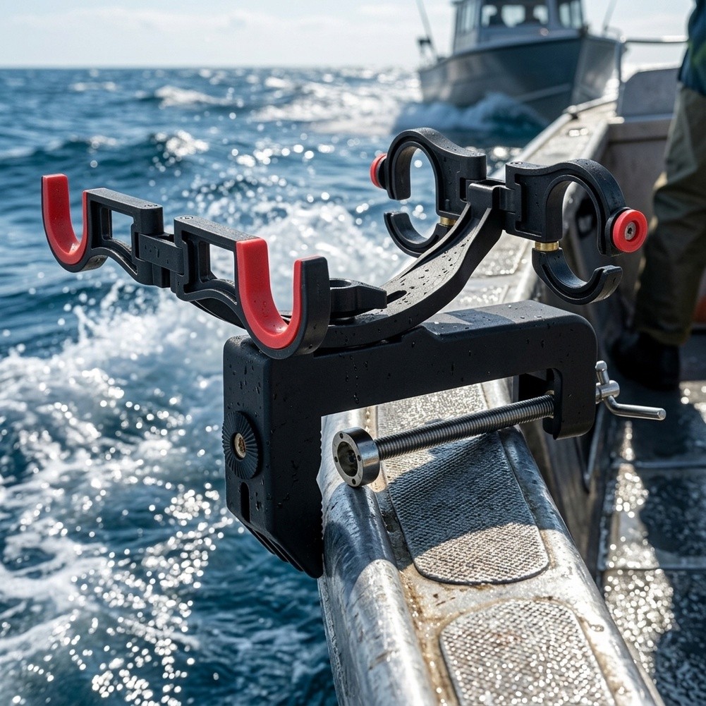 Fishing Rod Boat - Voor robuuste dubbelkopige hengelhouder voor boten