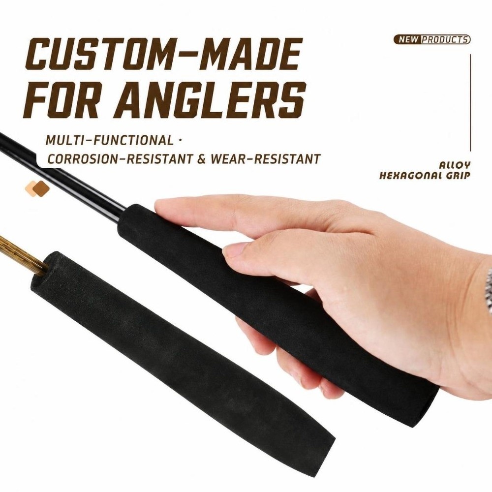 Fishing Rod Travel - Draagbare EVA hengelhandgreep, slanke vorm, enkelvoudige