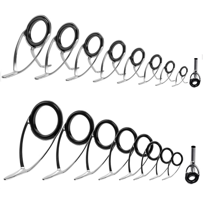 Fishing Rod Casting - 9 Stuks Hengel Geleiders Ring Reparatieset