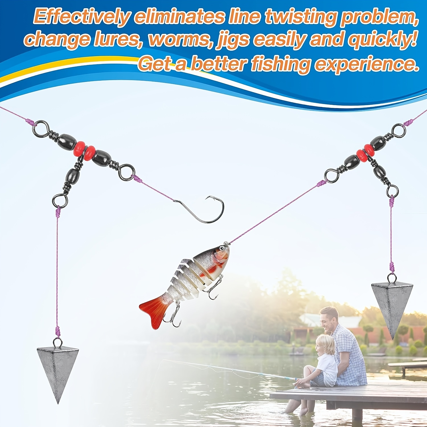 3 drieweg wartels, drievoudige - Fishing Rod Building Kit recensie en prijs