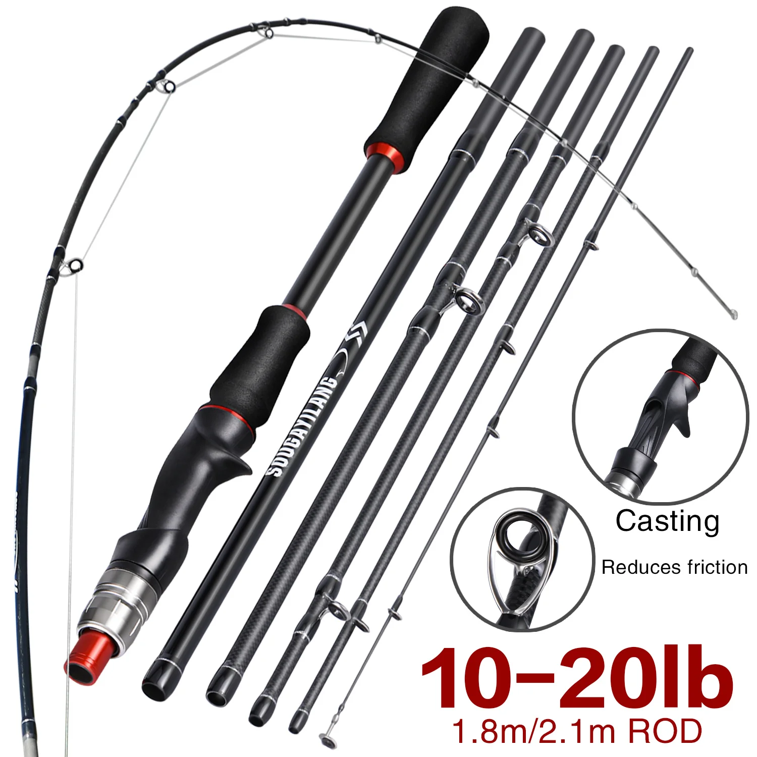 Sougayilang Lokken Hengel 1.8M - Fishing Rod Surf recensie en prijs