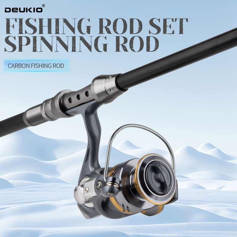 DEUKIO Hengel en Molen Combo T - Fishing Rod Spinning recensie en prijs
