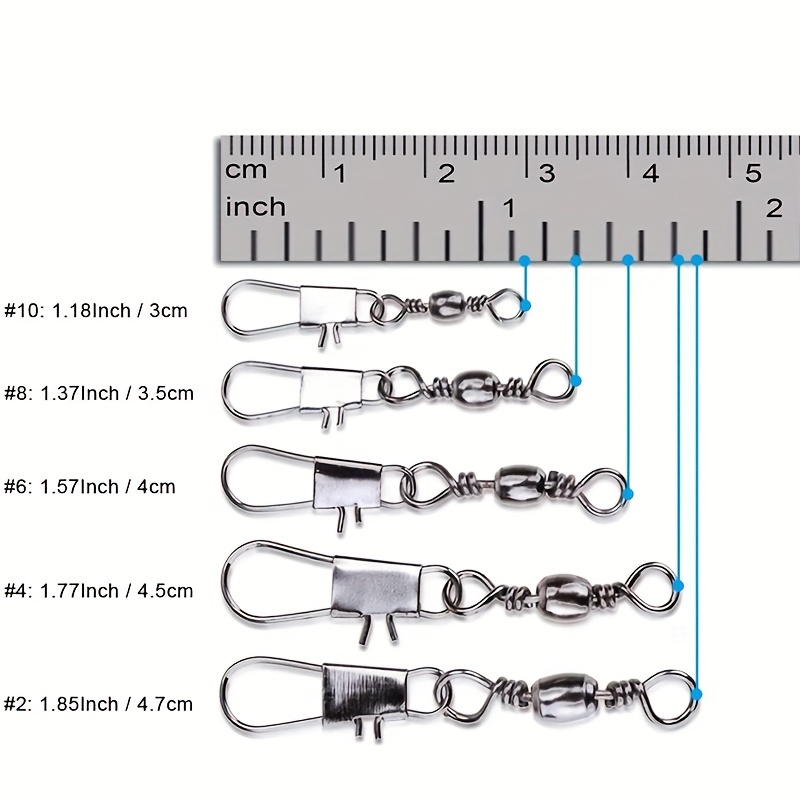 50/200 stuks Barrel Snap Swive - Fishing Rod Building Kit recensie en prijs